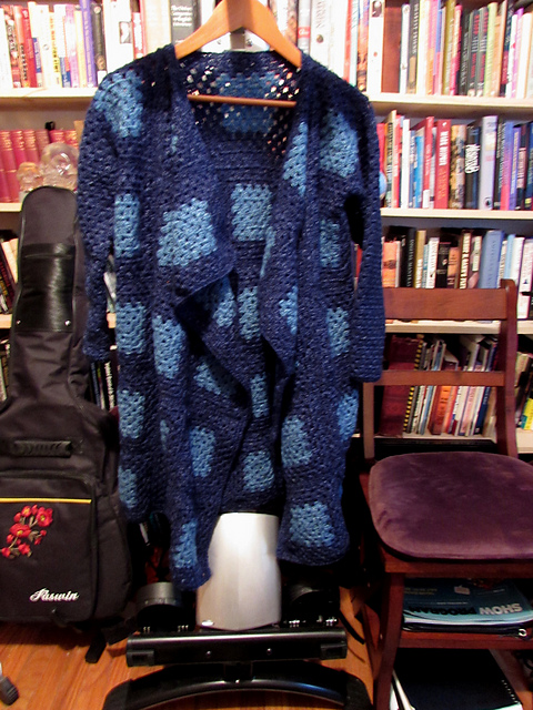 Granny Square Town Coat