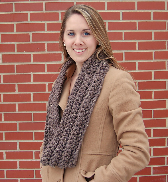 Chunky Wheat Cowl