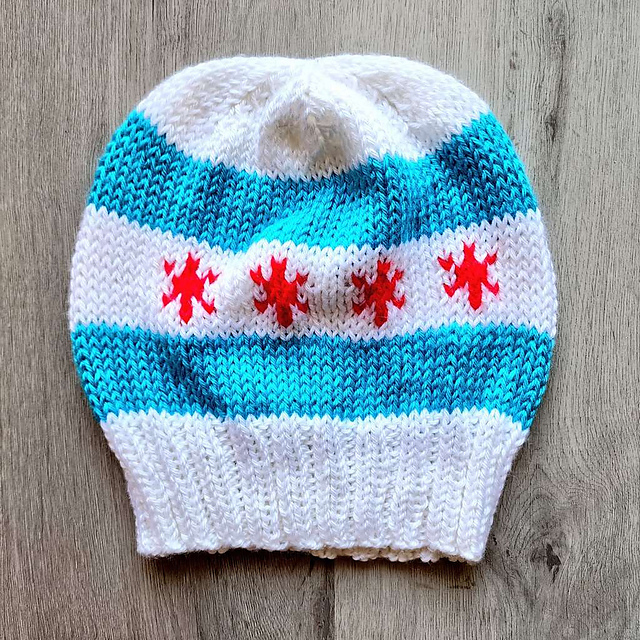 Chicago Flag Slouchy Hat