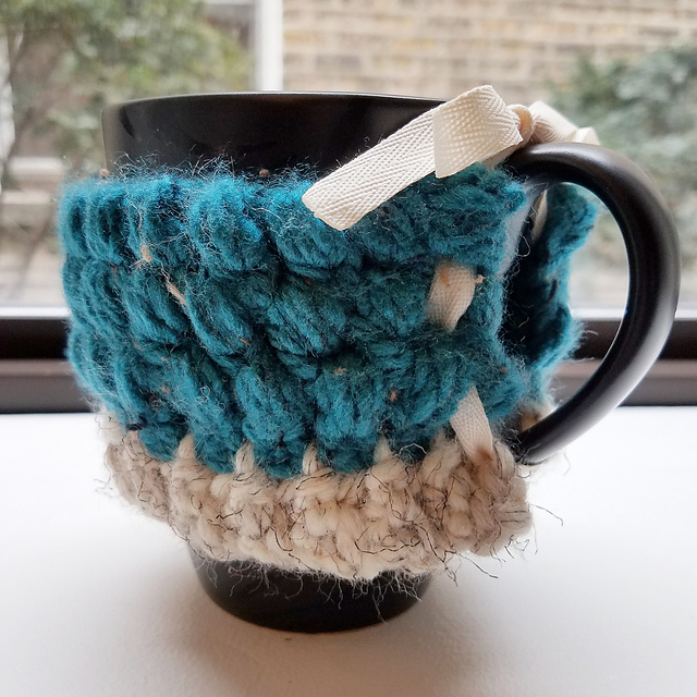 Puff Stitch Mug Cozy