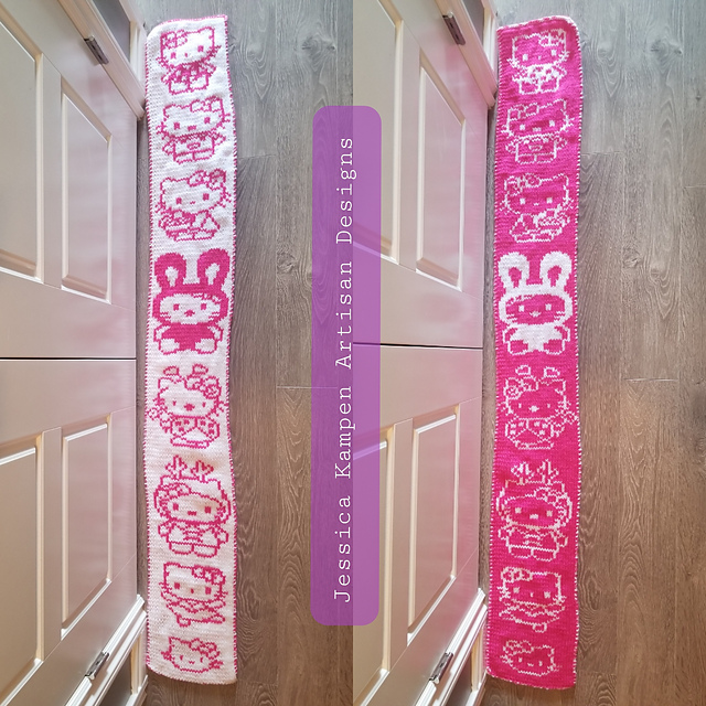 Hello Kitty Double Knit Scarf