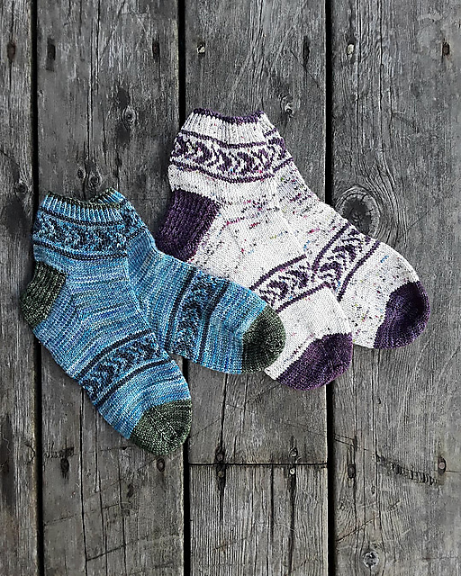 Meander My Way Socks