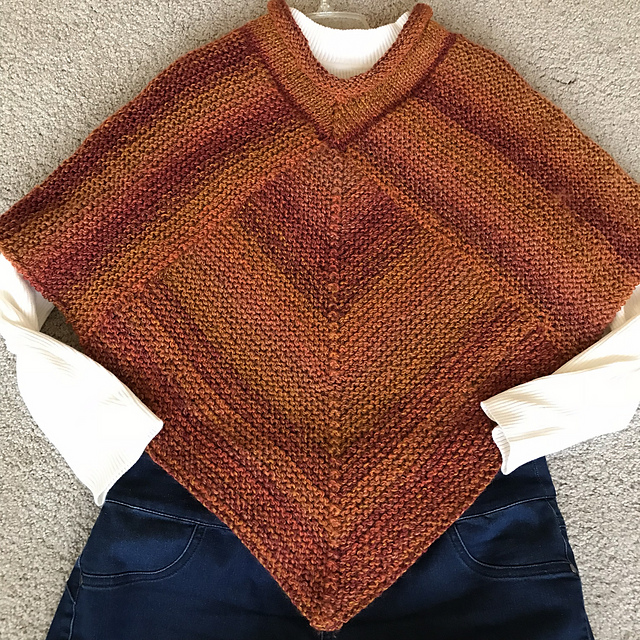 Ravelry: jkriet's Rust Poncho