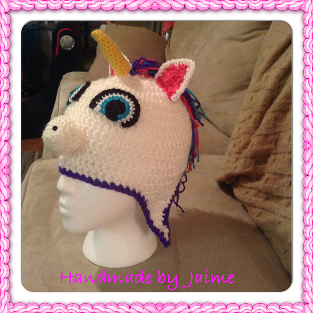 Unicorn Earflap Hat