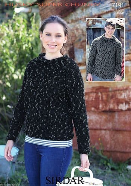 Round Neck/Stand Up Neck Sweater 7191