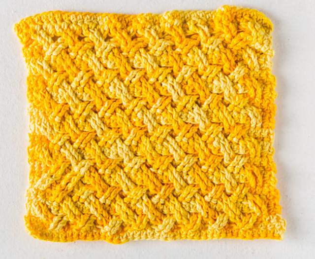 Celtic Weave Dishcloth