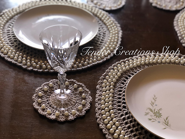 Pearl Placemats & Coasters