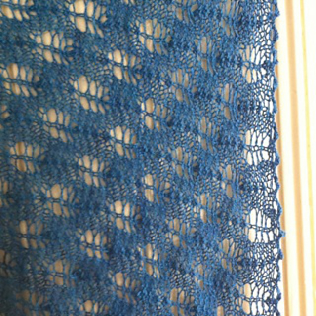 2 Ply Wisteria Shawl