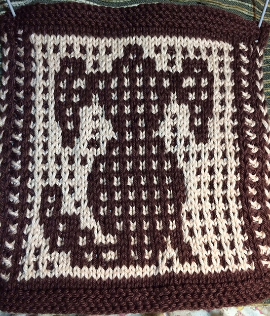 Dishcloth Mosaic #10, Dog