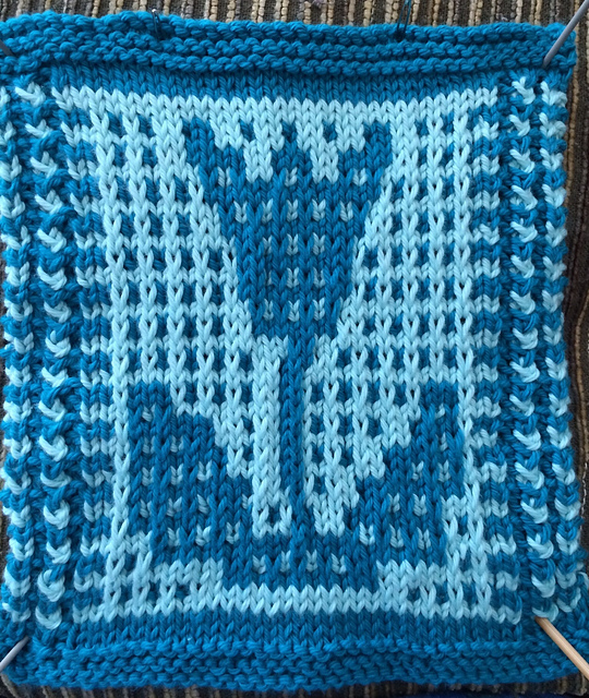 Dishcloth Mosaic #11, Tulip