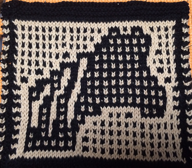 Dishcloth Mosaic #15, Horse