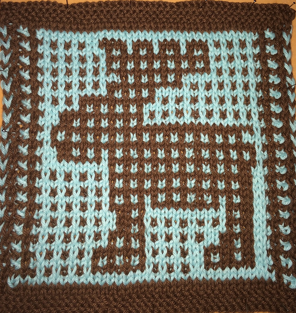 Dishcloth Mosaic #23, Moose