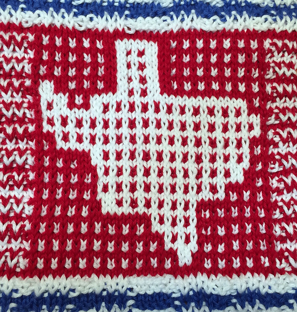 Dishcloth Mosaic #30, Texas