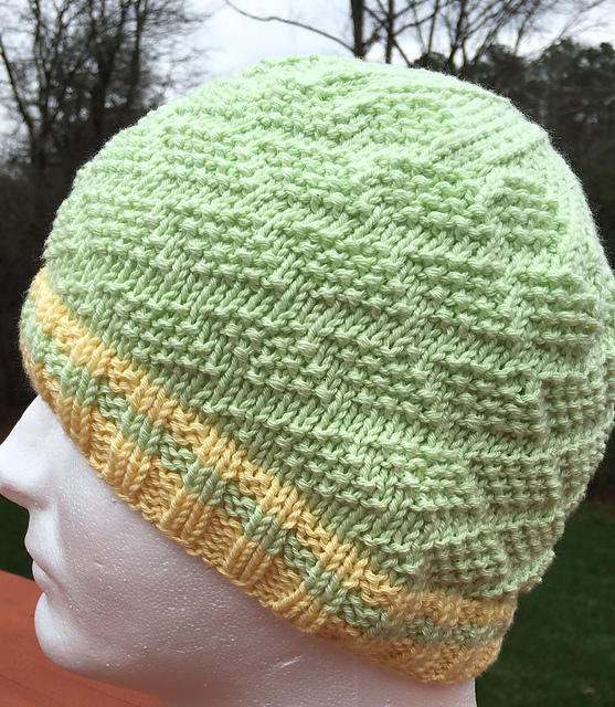 Hat #14 Raised Diamonds