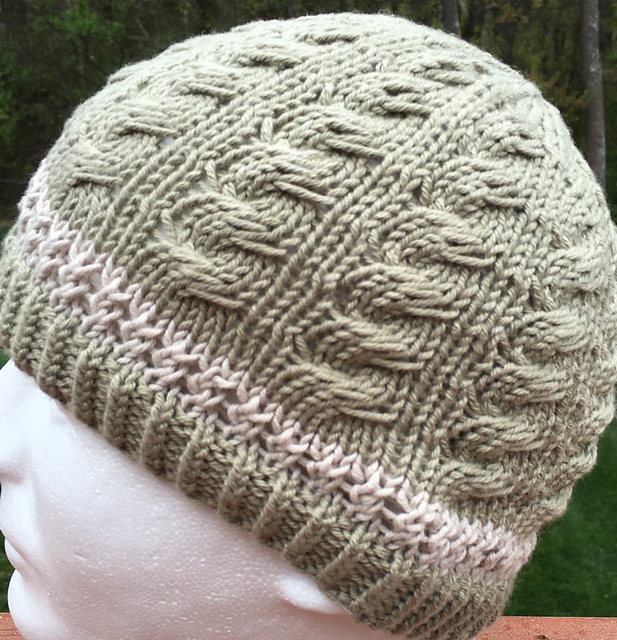 Hat #34 Cable Dropped Stitch