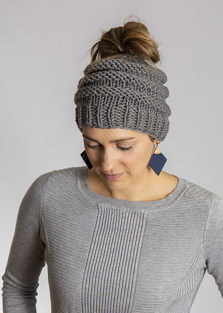 Messy Bun Beanie