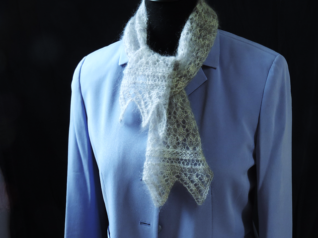 Lady's Lace Ascot and Scarf