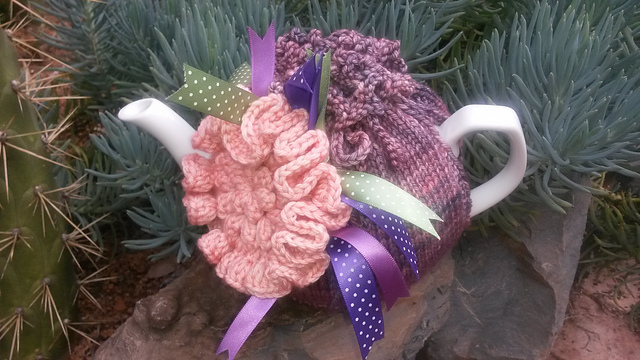Ruffled Flower Tea Cozy