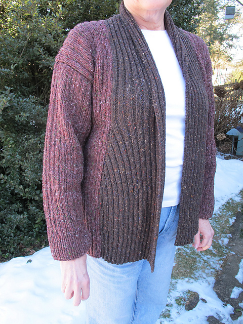 Ribbed Wrap Jacket