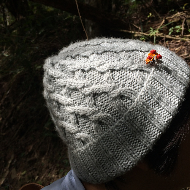 No. 4 Cable-knit Hat & Gloves