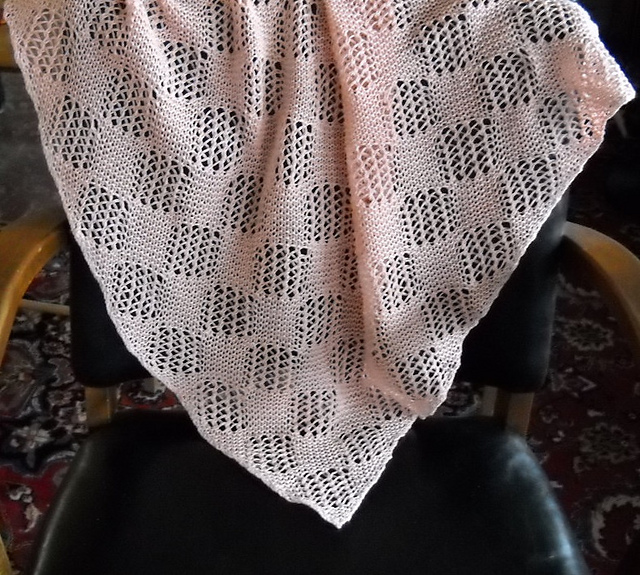 April Shower - a reversible baby blanket