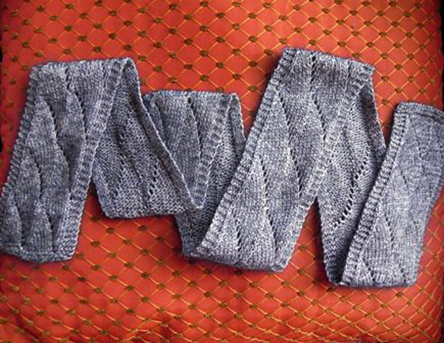 Silky Scallops Lace Scarf