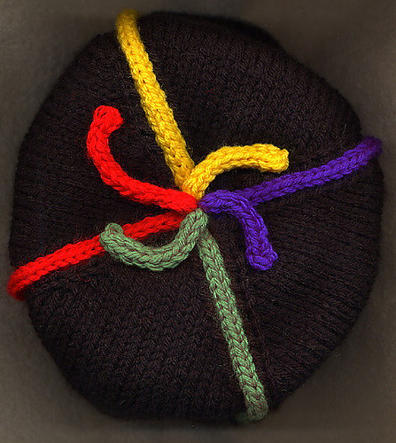 Intarsia I-Cord Hat