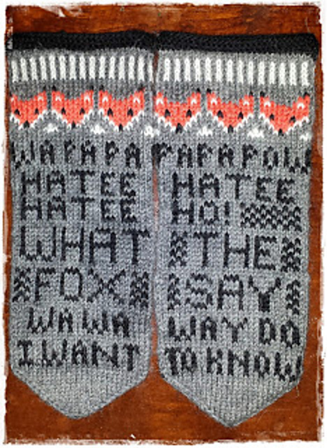 Fox Mittens What the fox say