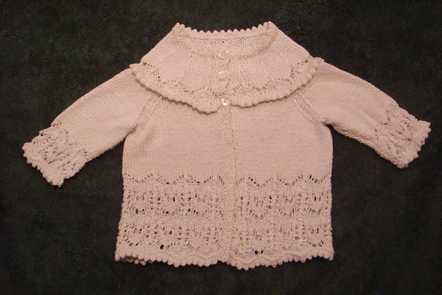 Jacket, Bonnet and Mitts #123
