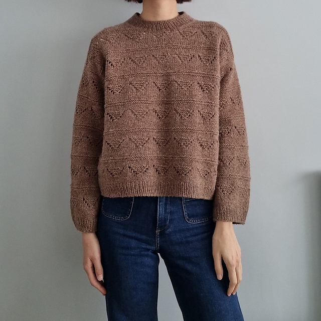 Ravelry: Hazelnut Sweater pattern by Joanna Filip