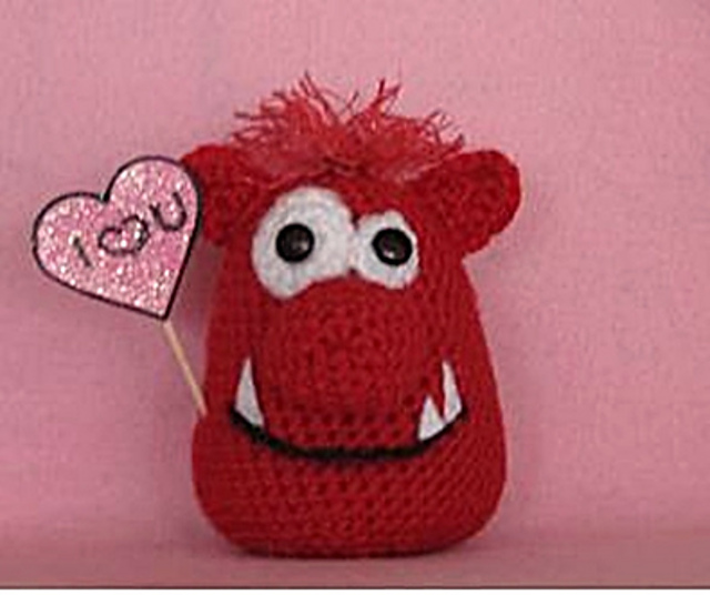Valentines day monster