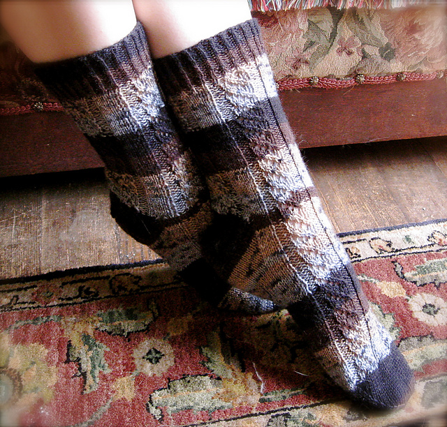 Lichen and Moss Socks