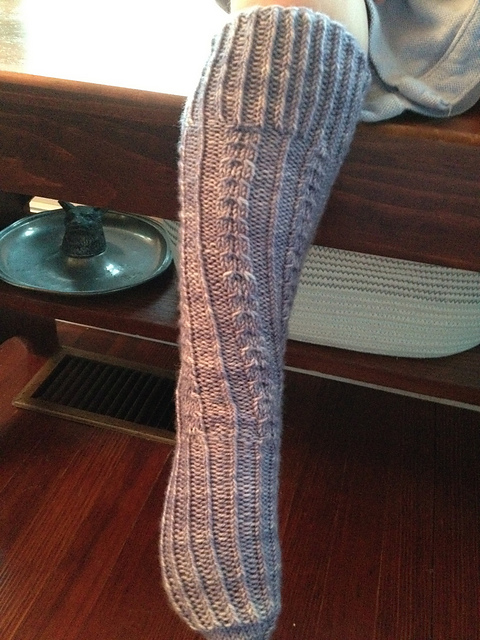 Cabled Socks