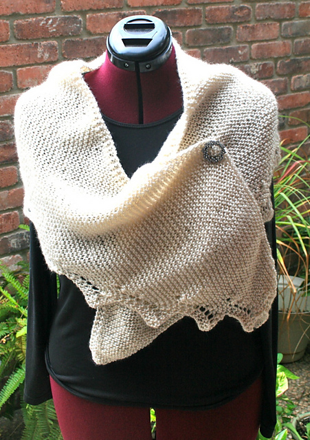 Knitted Spring Scarf 1
