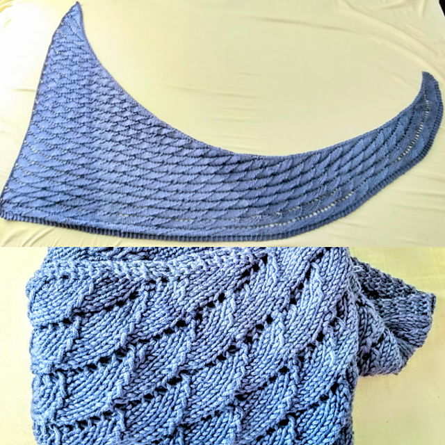 Overlapping Waves Shawl