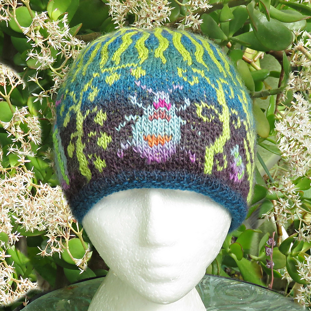 Stranded Beetle Tracks Beanie