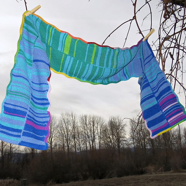 Min Max  Climate Change Scarf