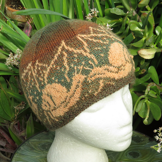 Ravelry: Stranded Gardeners Despair Beanie pattern by Joan Rowe