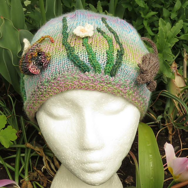 Mice in a Meadow Beanie