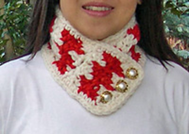 Houndstooth Neckwarmer
