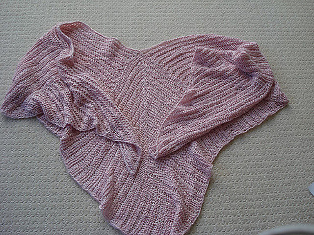 Sheer One-Piece Shawl