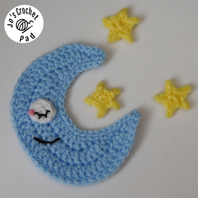 Moon Applique Embellishment