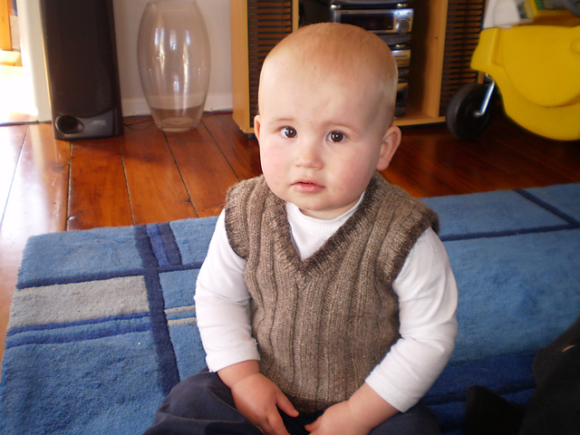 Slipover Vest and Sweater