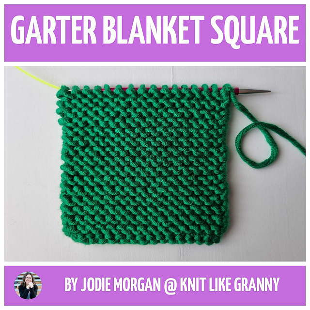 Ravelry: Garter Blanket Square pattern by Jodie Morgan