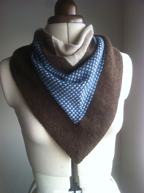 Knitted Tweed for a Useful Scarf