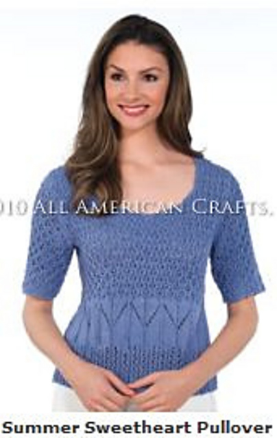 Summer Sweetheart Pullover