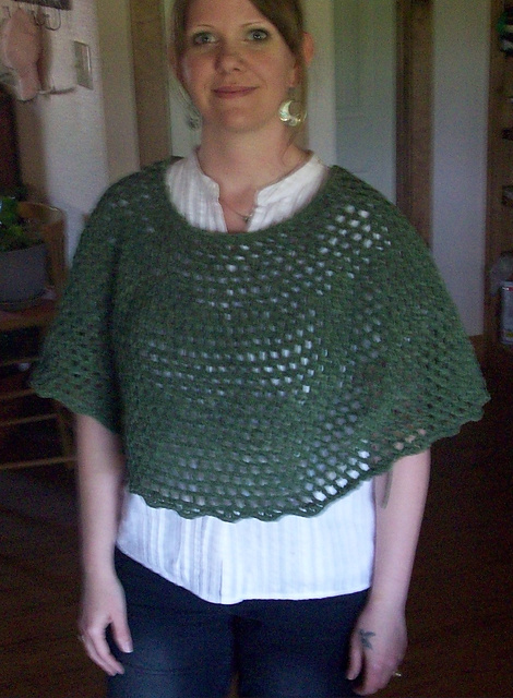 7705 Fringe Poncho