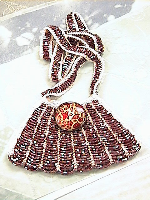Fancy Shell Beaded Bag