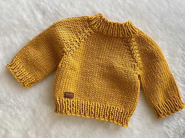 Itty Bitty Raglan Stockinette