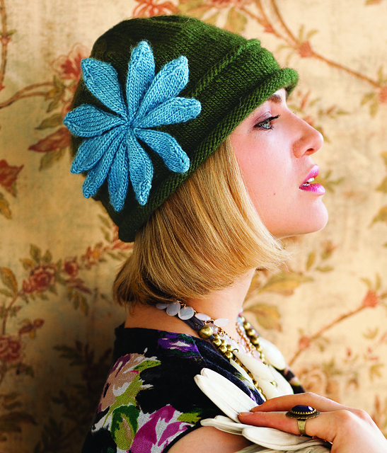 Flower Appliqué Cloche